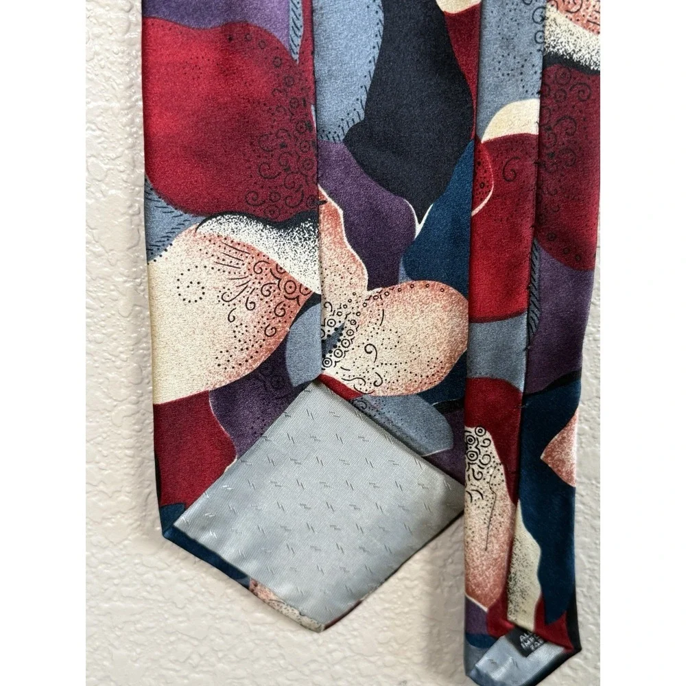 GIVENCHY Monsieur Men's Silk Tie Neck Tie Floral‎ Multi-Color Classic